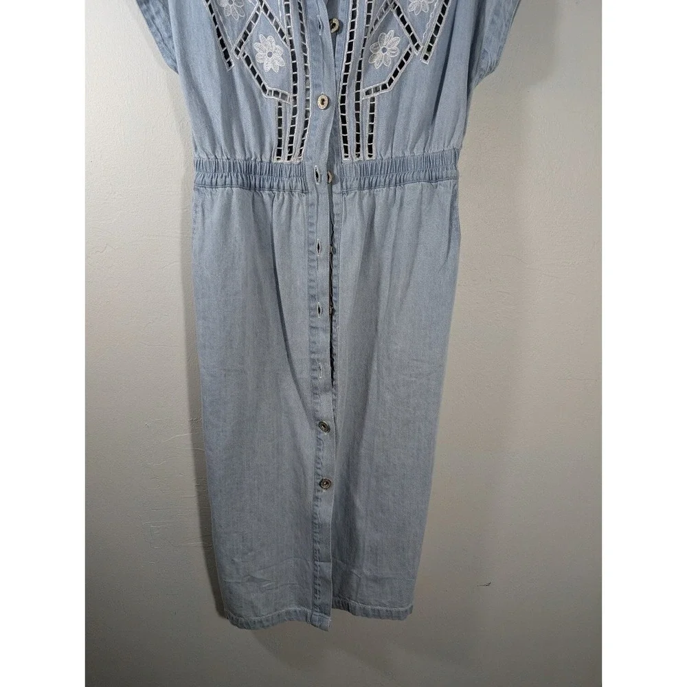 POL‎ Blue Boho western Dress